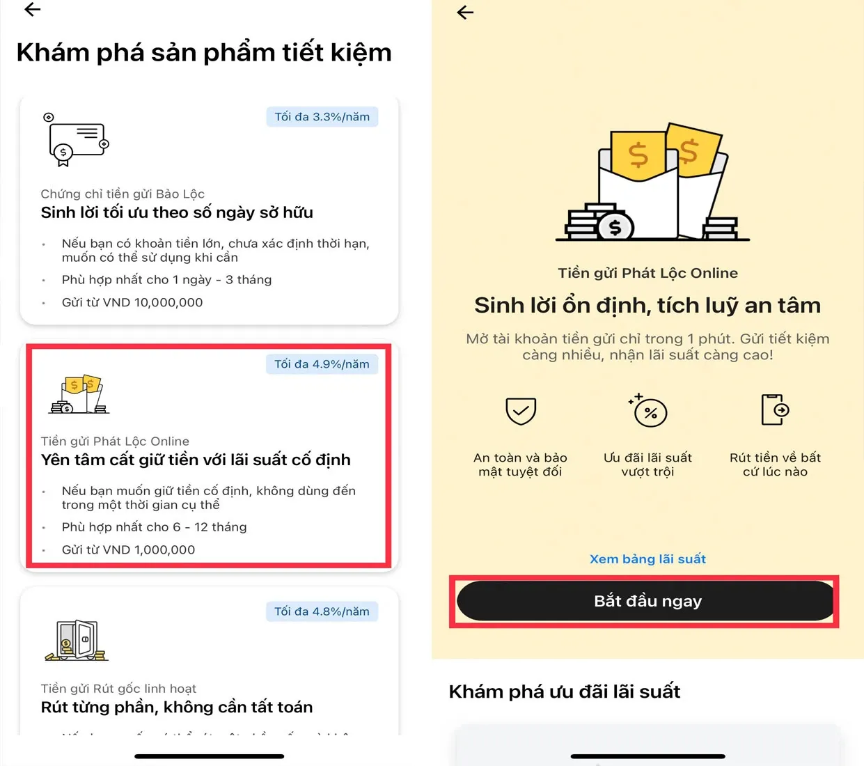 Gửi tiết kiệm online Techcombank có an toàn không? Hướng dẫn cách gửi tiết kiệm online trên điện thoại