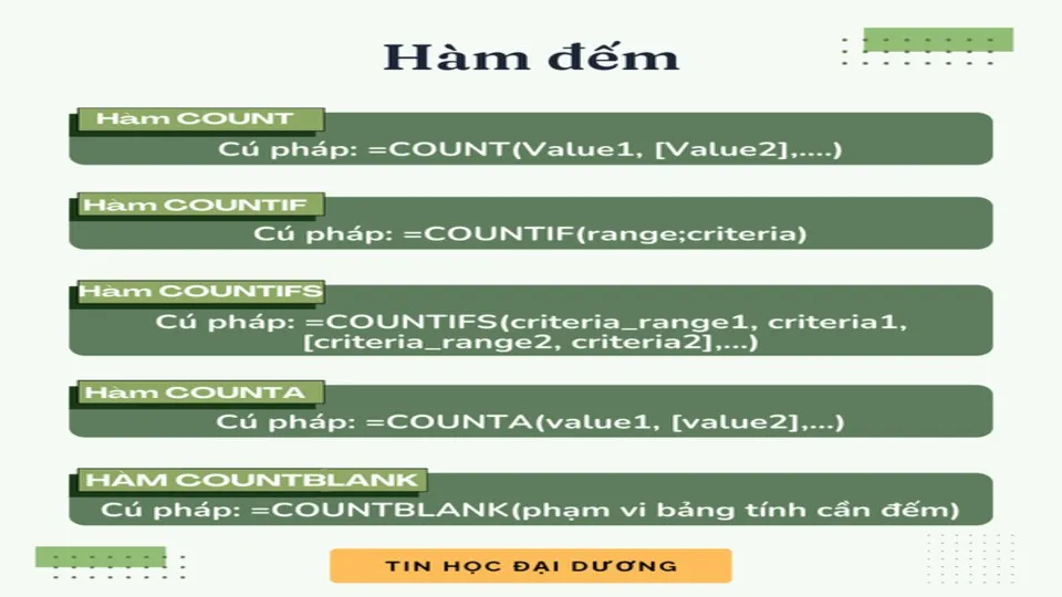 Hàm COUNTBLANK là gì? Ứng dụng và cách sử dụng hàm COUNTBLANK hiệu quả nhất