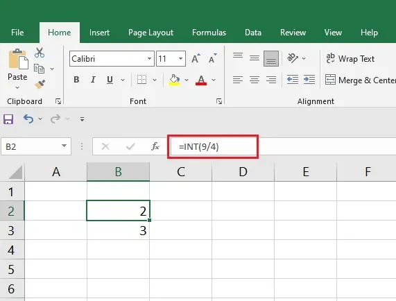 Hàm INT trong Excel là gì? Hướng dẫn dùng hàm INT lấy phần nguyên đơn giản nhất