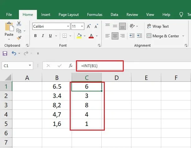 Hàm INT trong Excel là gì? Hướng dẫn dùng hàm INT lấy phần nguyên đơn giản nhất