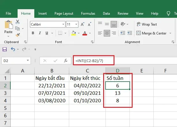 Hàm INT trong Excel là gì? Hướng dẫn dùng hàm INT lấy phần nguyên đơn giản nhất