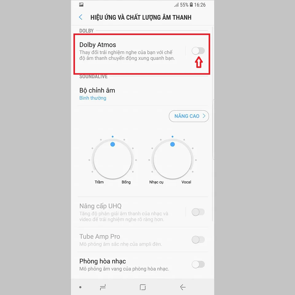 Hãy bật tính năng Dolby Atmos để trải nghiệm âm thanh cực đỉnh trên Galaxy S9