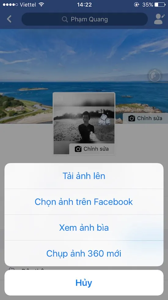 Hãy làm theo cách này để tạo ngay ảnh bìa Facebook 360 độ cực đẹp