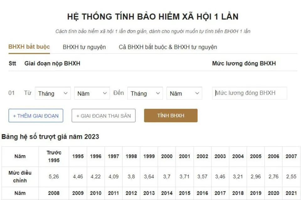 Học cách tính bảo hiểm xã hội 1 lần nhanh chóng, đơn giản và cực kỳ chính xác