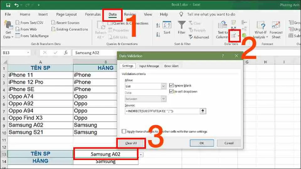 Học ngay cách tạo List trong Excel (Drop List) chi tiết từ A – Z mà bạn nên biết