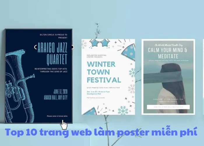 Học ngay những mẹo thiết kế trên 10 trang web làm poster online miễn phí và dễ sử dụng