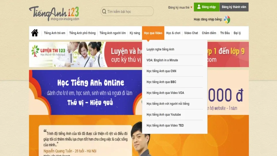 Học tiếng Anh cho người mất gốc – Chinh phục ngôn ngữ cực dễ dàng với 12 website miễn phí!