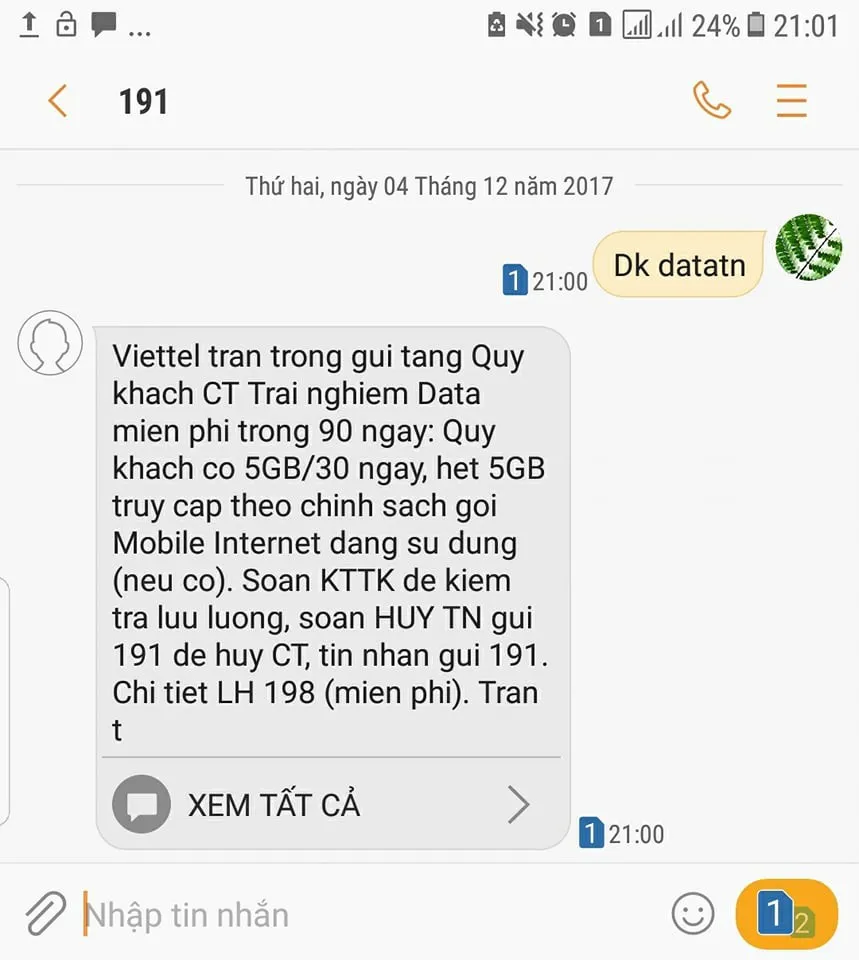 [HOT] Nhận ngay 15GB data 4G Viettel hoàn toàn MIỄN PHÍ