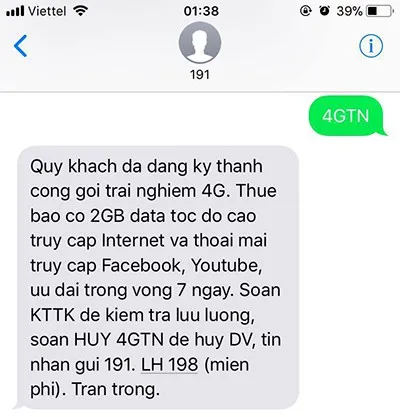 [Hướng dẫn] 2 Bước đơn giản để nhận 2GB data internet 4G từ Viettel hoàn toàn MIỄN PHÍ