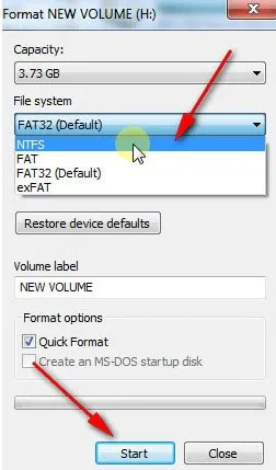 Hướng dẫn 2 cách chuyển định dạng USB từ FAT32 sang NTFS nhanh gọn