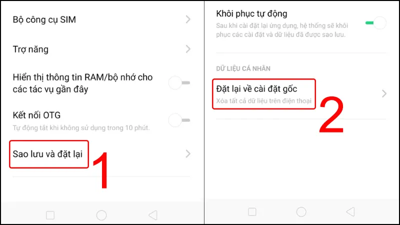 Hướng dẫn 2 cách reset OPPO, khôi phục cài đặt gốc cho điện thoại