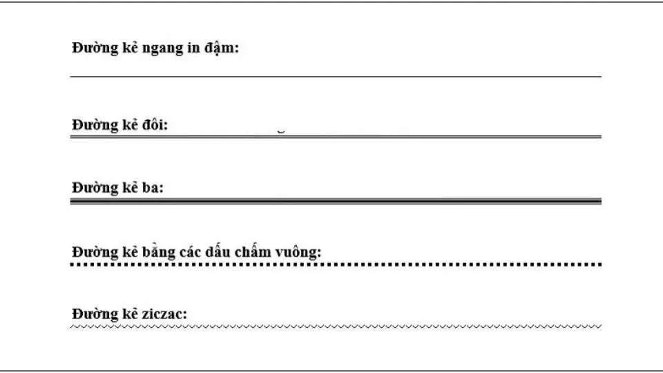 Hướng dẫn 3 cách tạo dòng kẻ trong word chi tiết nhất