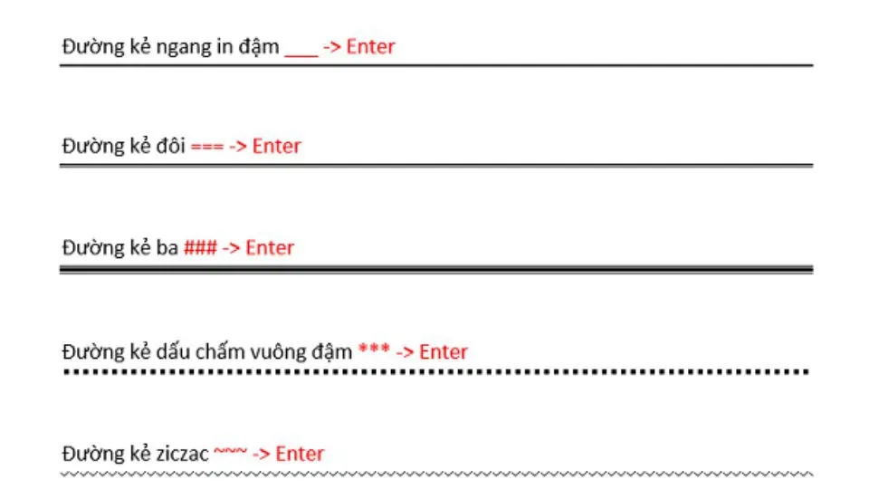 Hướng dẫn 3 cách tạo dòng kẻ trong word chi tiết nhất