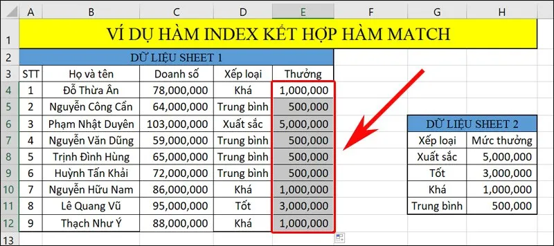 Hướng dẫn 4 cách lấy dữ liệu từ bảng này sang bảng khác trong Excel cực chi tiết