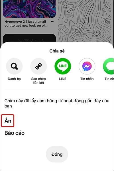 Hướng dẫn ẩn Ghim trên bảng tin nhà trong Pinterest siêu đơn giản