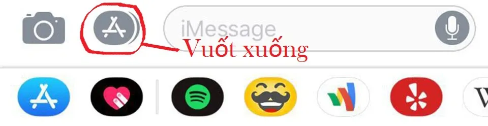 Hướng dẫn ẩn iMessage apps trong ứng dụng nhắn tin trên iOS 11