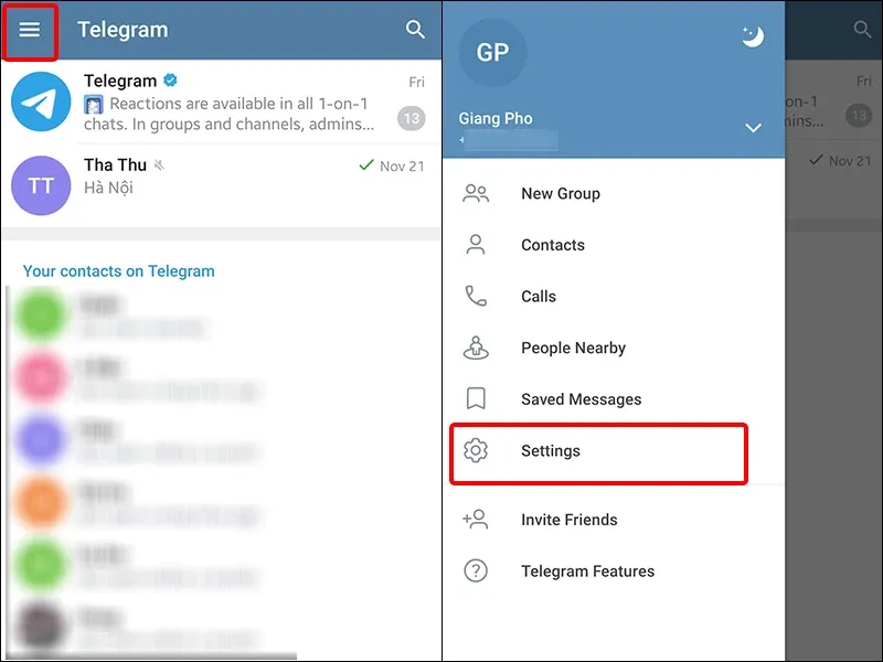 Hướng dẫn ẩn số điện thoại trên Telegram đơn giản và nhanh chóng