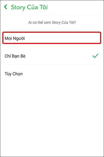 Hướng dẫn ẩn Story với ai đó trên Snapchat một cách đơn giản và nhanh chóng