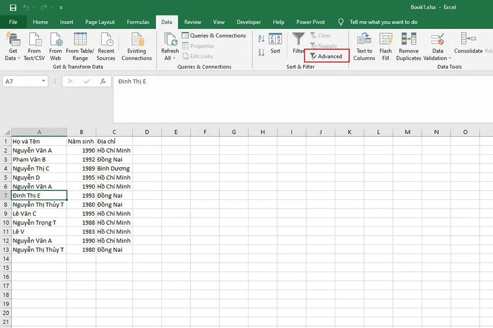 Hướng dẫn bạn 5 cách lọc dữ liệu trùng nhau trong Excel cực kỳ đơn giản và nhanh chóng