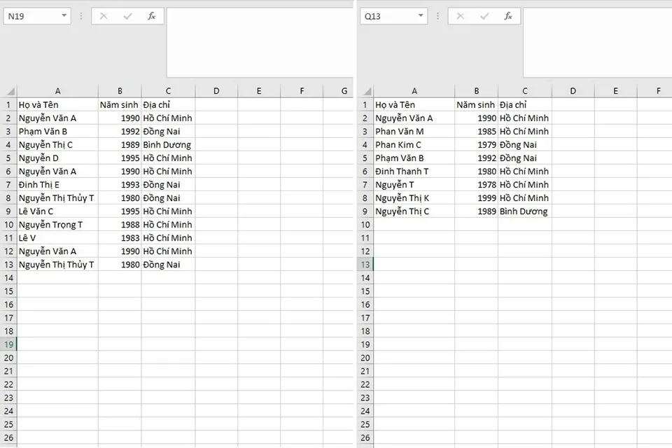 Hướng dẫn bạn 5 cách lọc dữ liệu trùng nhau trong Excel cực kỳ đơn giản và nhanh chóng