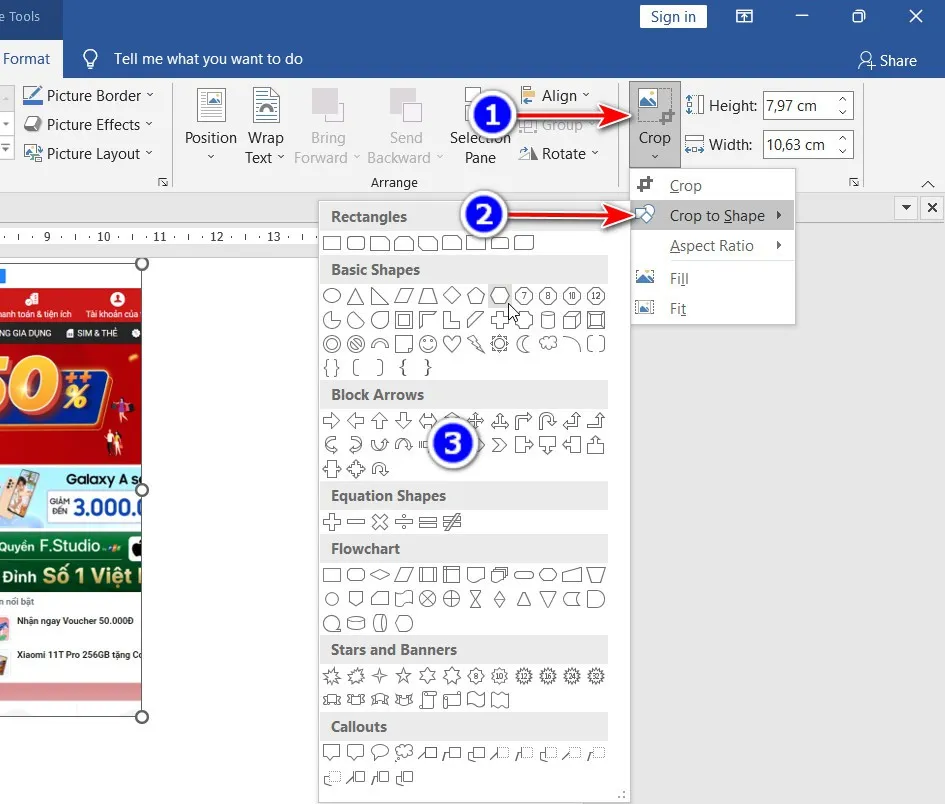 Hướng dẫn bạn các cách cắt ảnh trong Microsoft Word