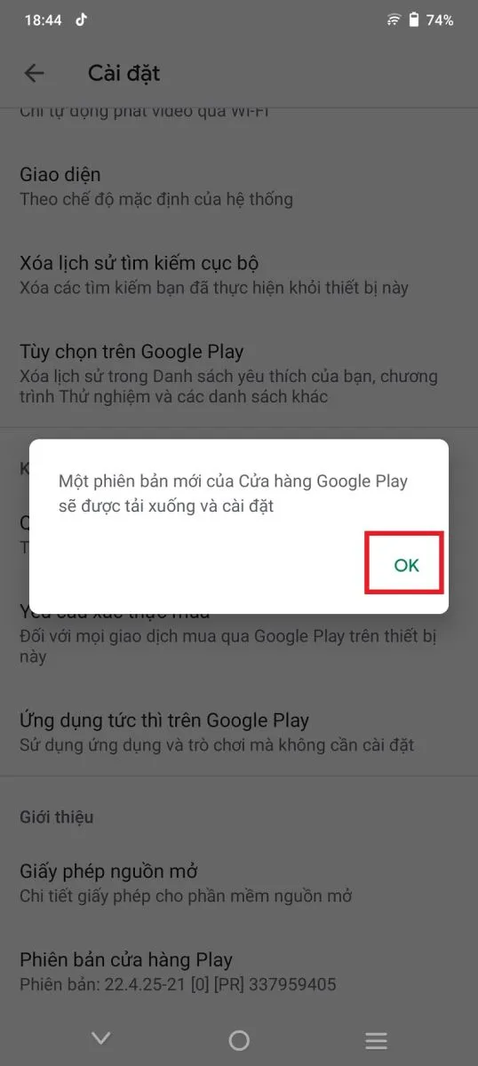 Hướng dẫn bạn cách cập nhật CH Play lên phiên bản mới nhất, hãy thử ngay