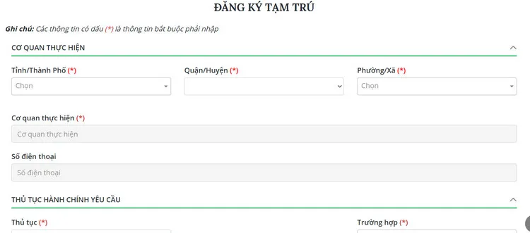 Hướng dẫn bạn cách đăng ký tạm trú Online cực dễ