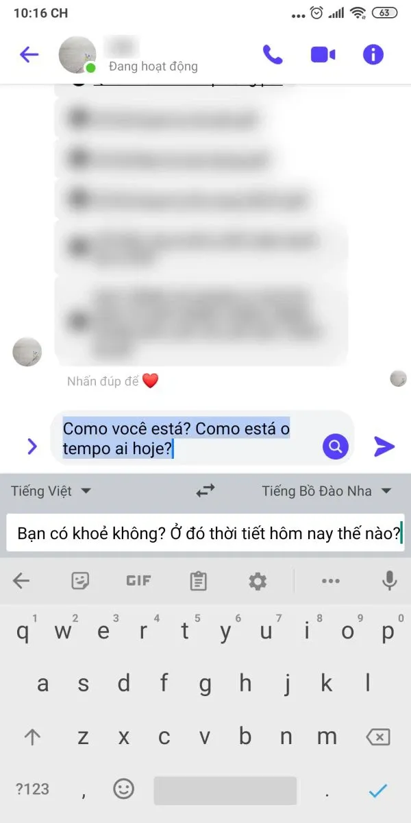 Hướng dẫn bạn cách để dịch tin nhắn trên Messenger cực hay