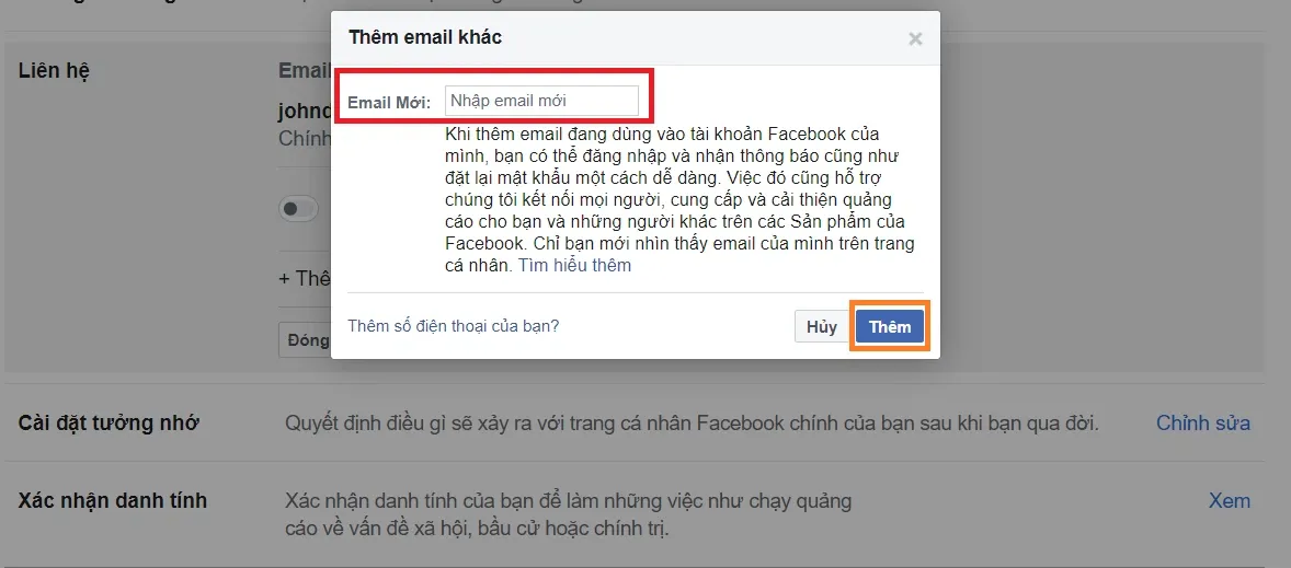 Hướng dẫn bạn cách gỡ Gmail chính trên Facebook đơn giản, nhanh chóng