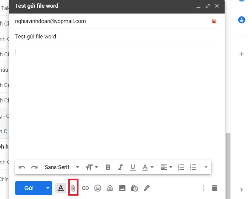 Hướng dẫn bạn cách gửi file word hoặc thư mục qua Gmail cực đơn giản