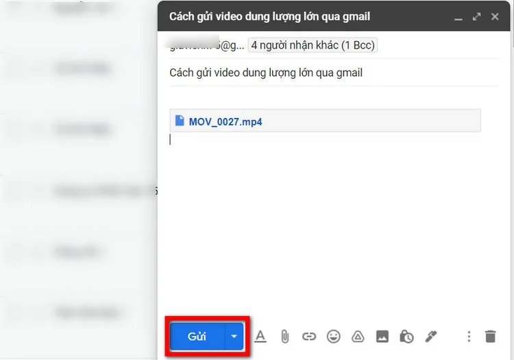 Hướng dẫn bạn cách gửi video qua Gmail cực dễ