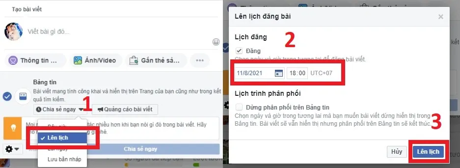 Hướng dẫn bạn cách hẹn giờ đăng bài Facebook trên điện thoại và máy tính mới nhất