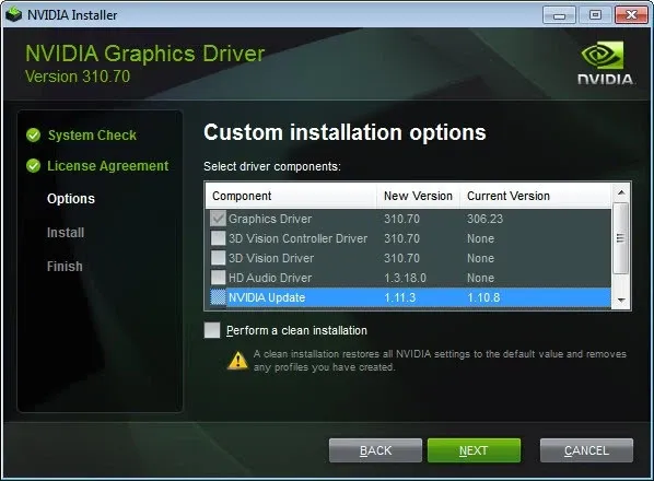 Hướng dẫn bạn cách sửa lỗi driver NVIDIA không tương thích với phiên bản Windows