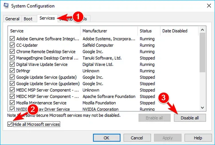 Hướng dẫn bạn cách sửa lỗi sử dụng CPU cao do TiWorker.exe