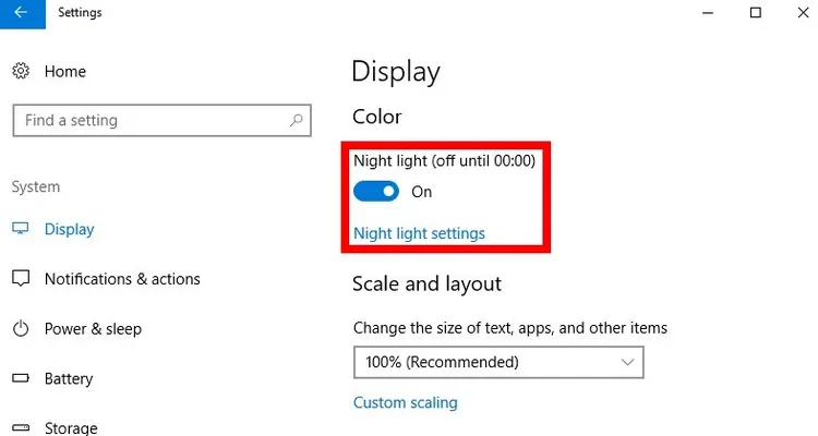 Hướng dẫn bạn cách sửa lỗi tính năng Night Light không hoạt động trên Windows 10