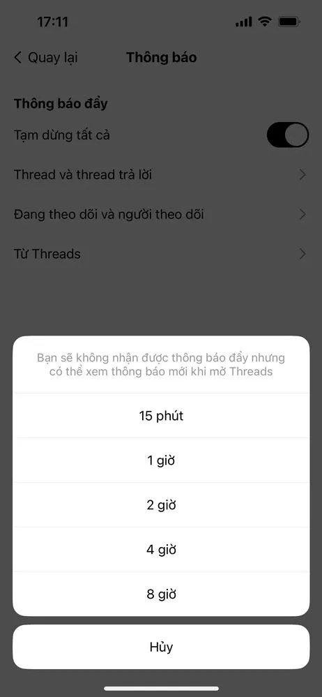 Hướng dẫn bạn cách tắt thông báo trên ứng dụng Threads để tránh bị làm phiền