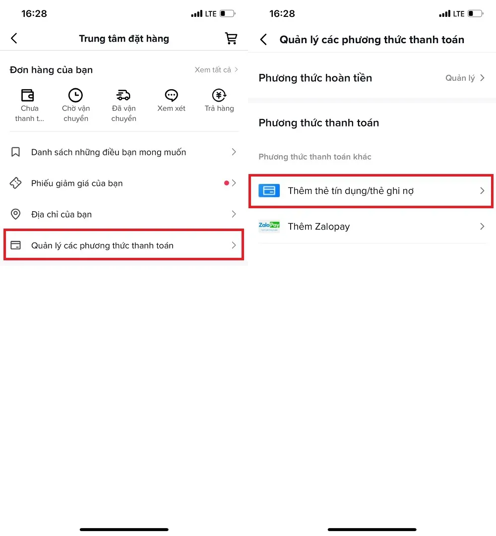 Hướng dẫn bạn cách thêm phương thức thanh toán để tiện mua hàng trên TikTok Shop