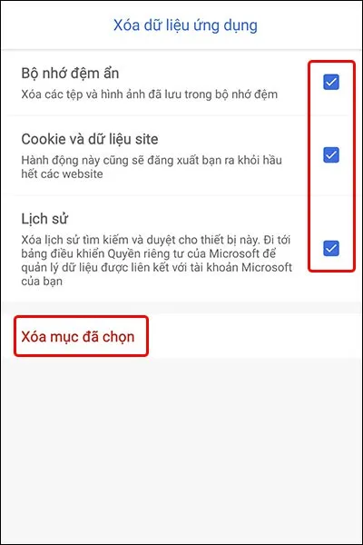 Hướng dẫn bạn cách xóa toàn bộ dữ liệu trên trình duyệt Microsoft Bing vô cùng đơn giản