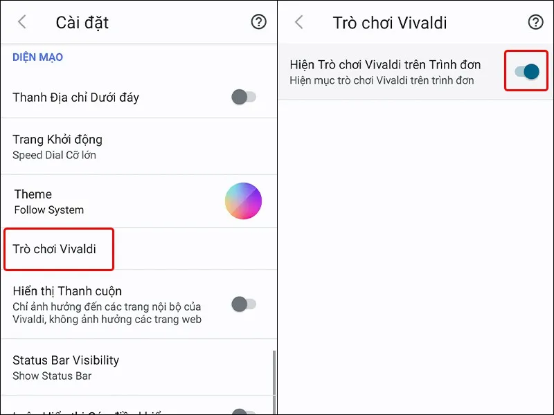 Hướng dẫn bạn chơi game trên trình duyệt Vivaldi Browser