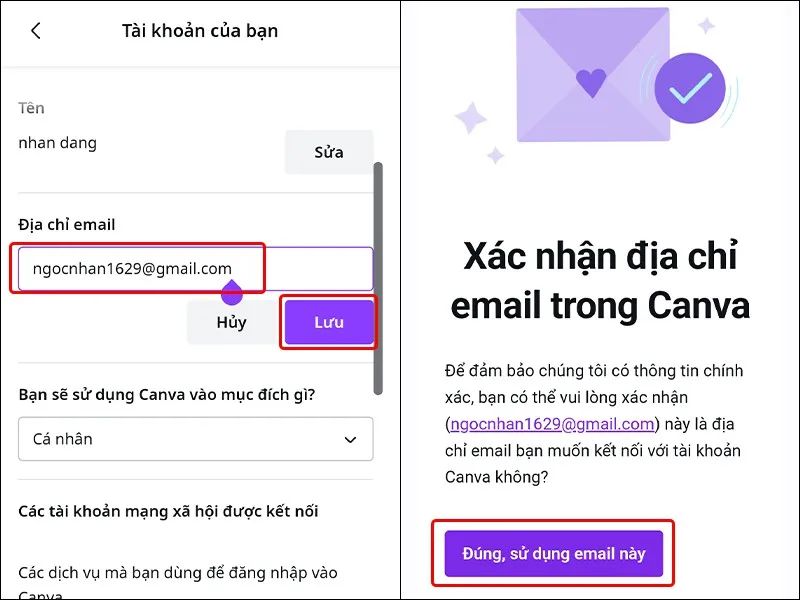 Hướng dẫn bạn thay đổi địa chỉ email trên Canva một cách đơn giản