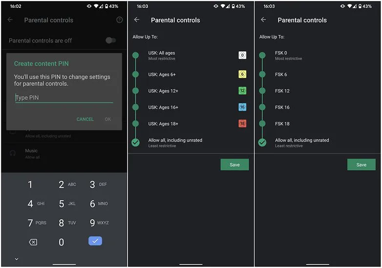 Hướng dẫn bật Parental Controls trên Google Play Store