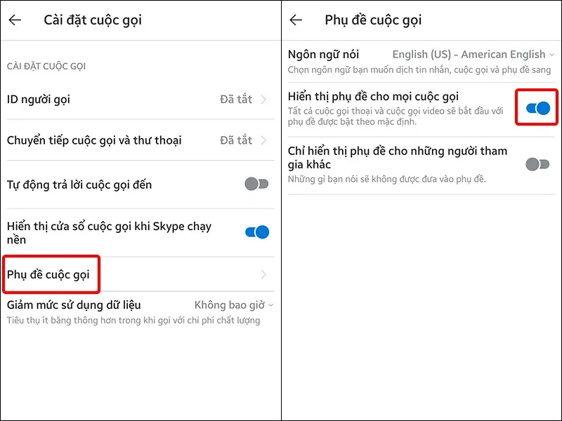 Hướng dẫn bật phụ đề cuộc gọi trên ứng dụng Skype cực dễ