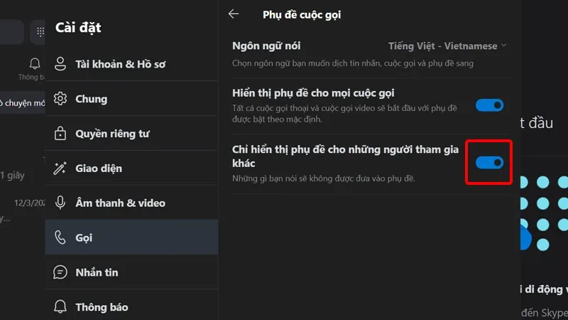 Hướng dẫn bật phụ đề cuộc gọi trên ứng dụng Skype cực dễ