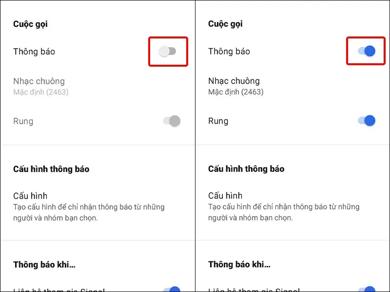 Hướng dẫn bật, tắt thông báo Signal trên điện thoại và máy tính cực dễ