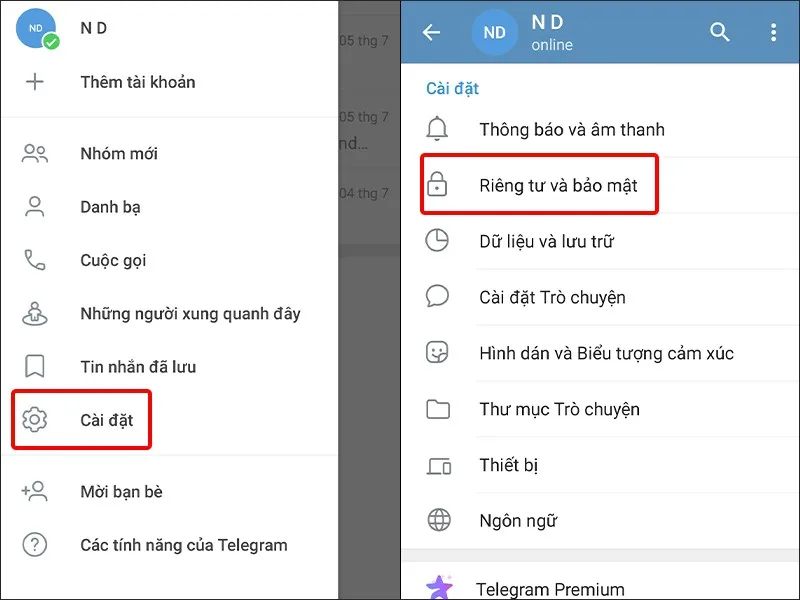 Hướng dẫn bật xác minh hai bước trên Telegram cực dễ