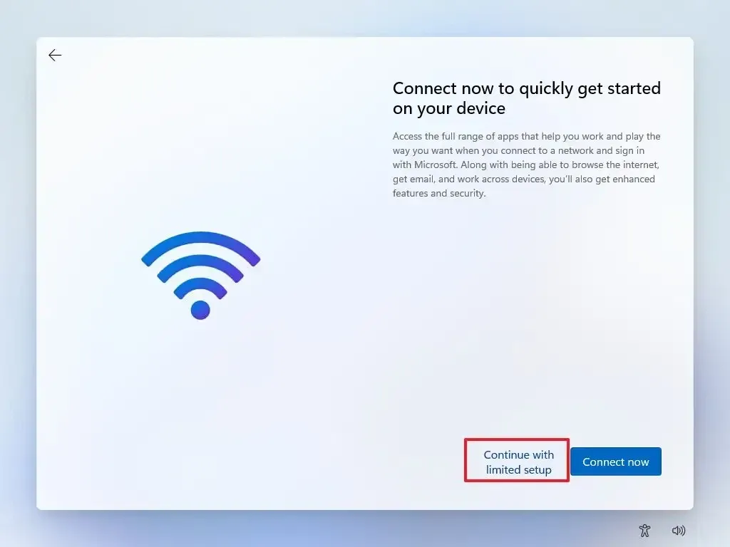 Hướng dẫn bỏ qua kết nối Wi-Fi trên Windows 11 để cài đặt bình thường