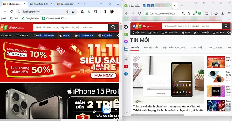 Hướng dẫn các cách chia đôi màn hình máy tính đơn giản trên Windows 10, Windows 11 và MacBook