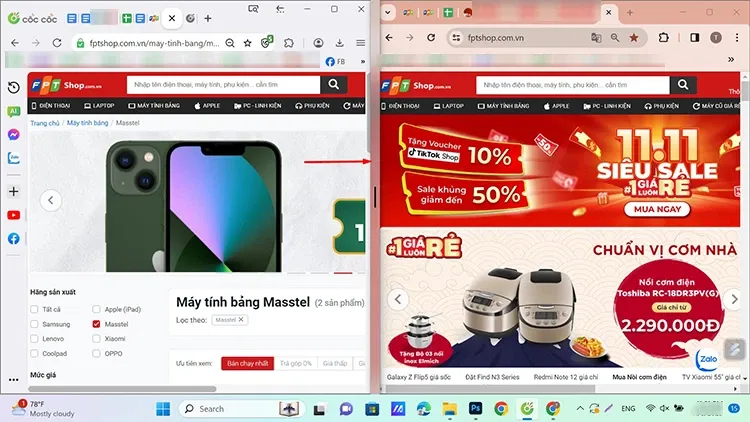 Hướng dẫn các cách chia đôi màn hình máy tính đơn giản trên Windows 10, Windows 11 và MacBook