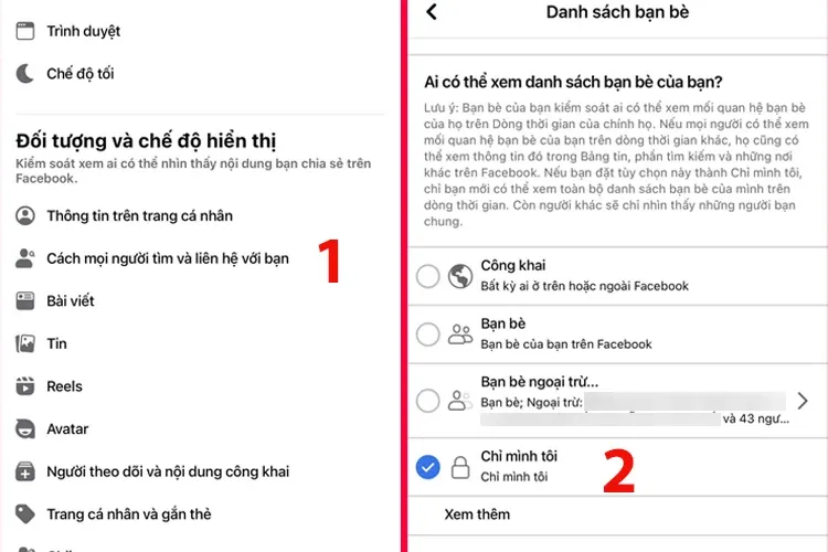 Hướng dẫn cách ẩn bạn bè trên Facebook đơn giản bằng điện thoại và máy tính