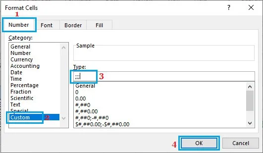 Hướng dẫn cách ẩn giá trị 0 trong Excel